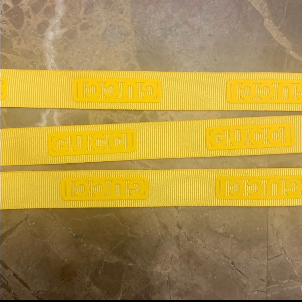 Gucci Ribbon Bright Yellow 3 Yards